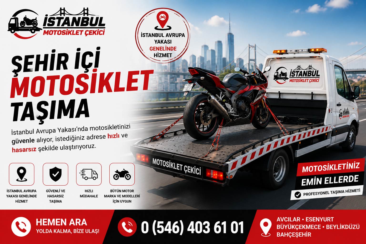 Şehir İçi Motosiklet Taşıma